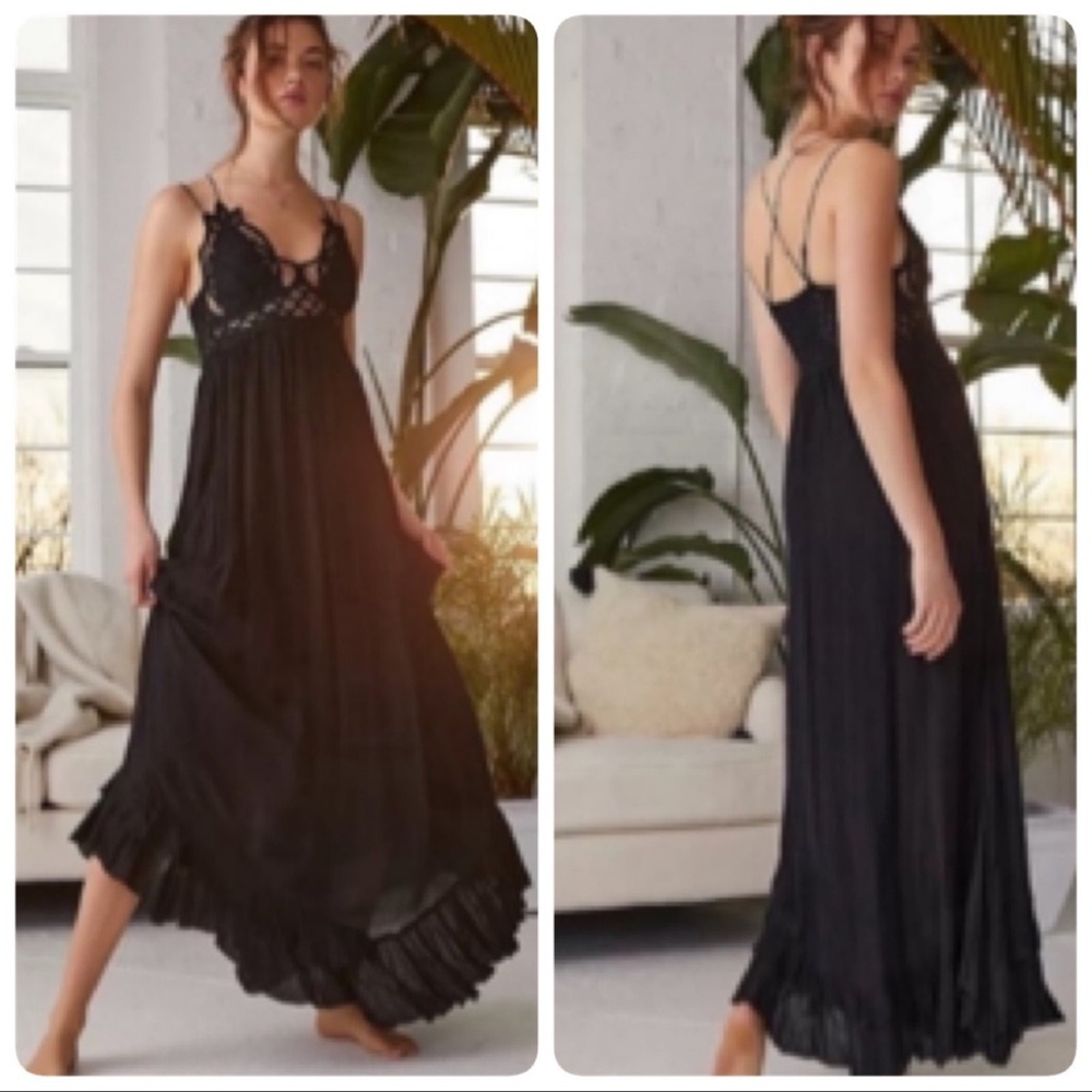 Free People ADELLA MAXI SLIP DRESS